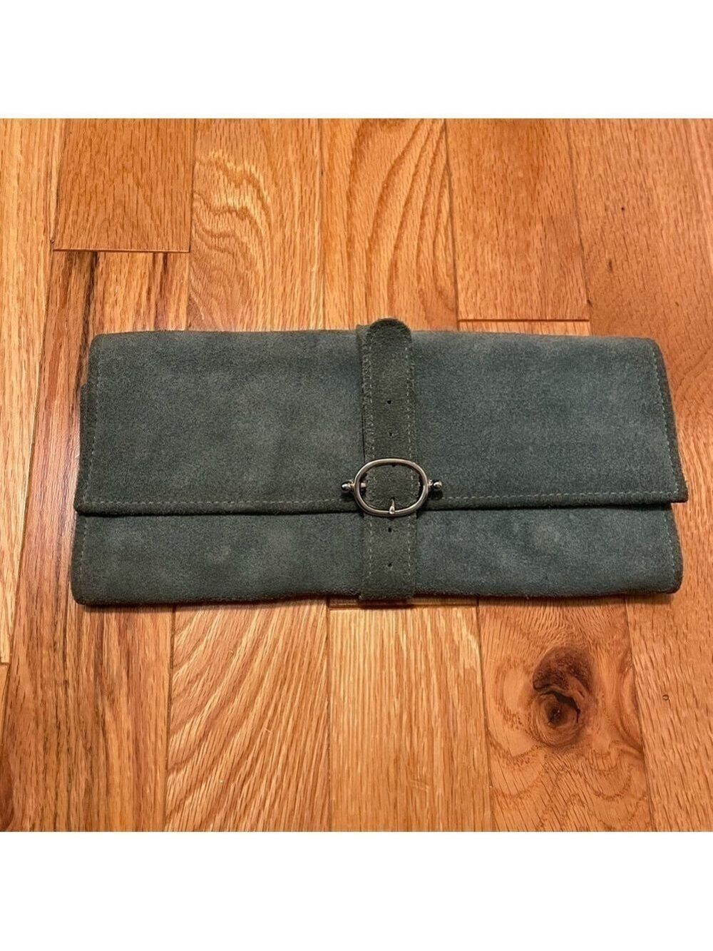 Trifold Suede Wallet